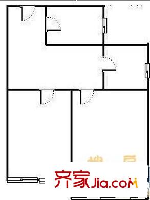 春園小區(qū) 2室 戶型圖