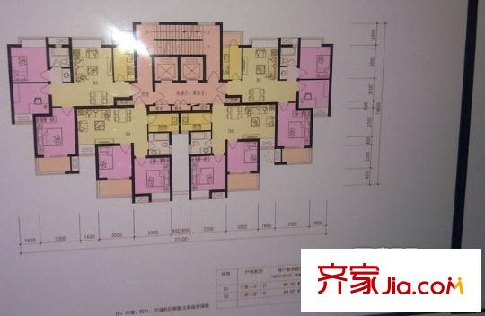 殷家花園 3室2廳1衛(wèi)1廚 戶型圖