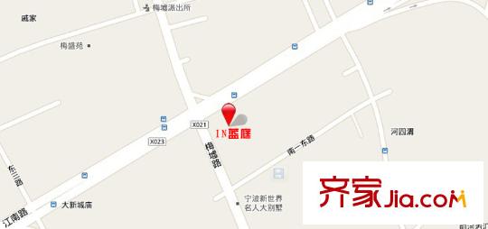 IN藍(lán)庭交通圖