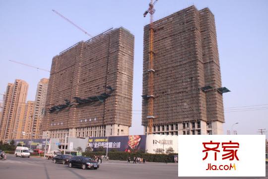 IN藍庭實景圖高層最新工程進度20120415