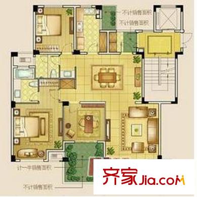 金地東御3室2廳2衛(wèi)