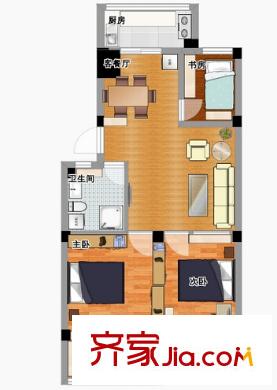 金地東御戶型圖三室戶型圖 