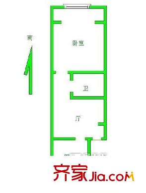 關(guān)愛小區(qū)戶型圖1室1廳 1室1廳1衛(wèi)1廚
