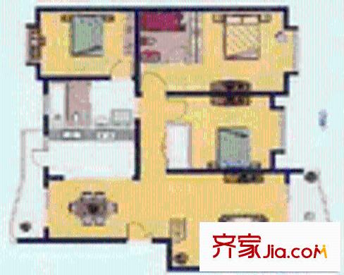 江南春曉戶型圖戶型圖 5室2廳3衛(wèi)1廚