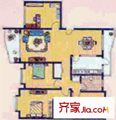 江南春曉戶型圖戶型圖 4室2廳2衛(wèi)1廚