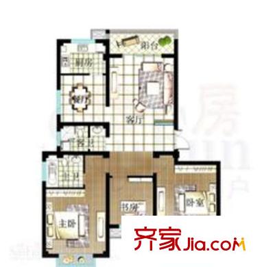 九五花園戶型圖戶型圖 3室2廳2衛(wèi)