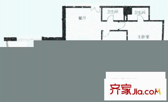 凯城华庭户型图4室2厅2卫1厨