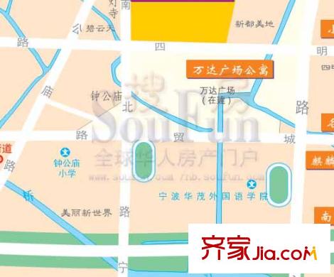 萬(wàn)達(dá)廣場(chǎng)公寓交通圖