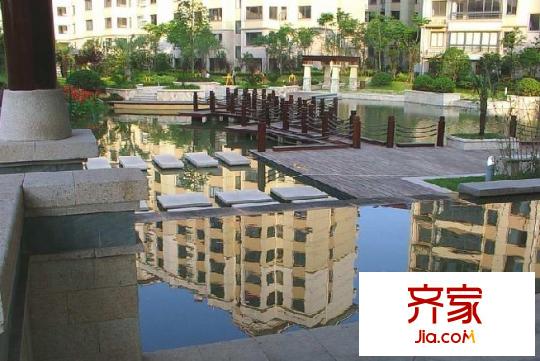 雅戈?duì)枛|湖花園三期外景圖 