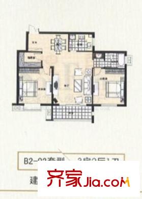 芝蘭新城戶型圖3室2廳 3室2廳1衛(wèi)1廚