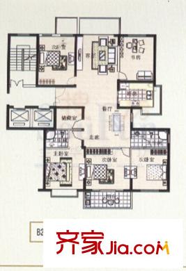 芝蘭新城戶型圖4室2廳 4室2廳2衛(wèi)1廚