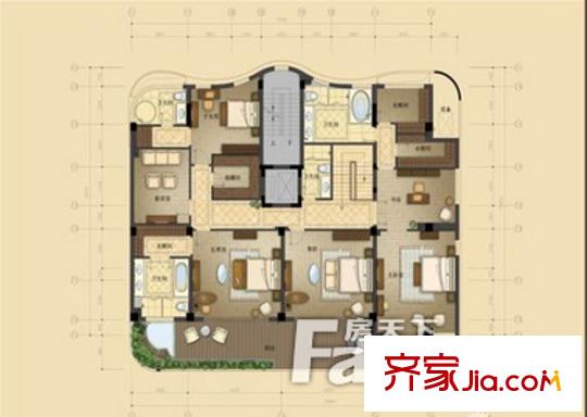 逸嘉新園戶型圖一室 