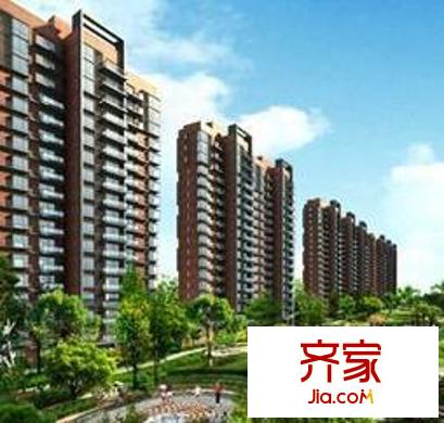 銀億上上城外景圖 