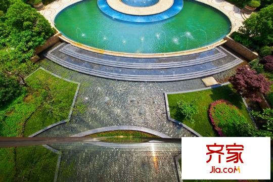 榮安府花園泳池俯瞰圖（2014.10.11）