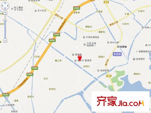 錢湖沐橋交通圖