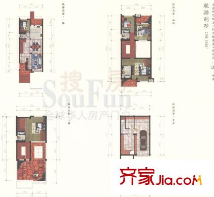慈湖逸墅戶型圖5室2廳4衛(wèi)