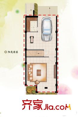 開(kāi)元九龍湖畔135平方米首層 4室3廳4衛(wèi)1廚
