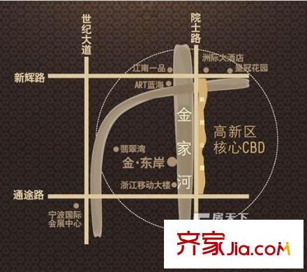 江南一品交通圖高新區(qū)