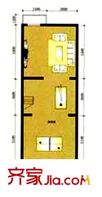 奧維拉戶型圖A5地下室平面圖 4室2廳3衛(wèi)1廚