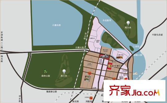 大唐壹號領(lǐng)館交通圖區(qū)位圖