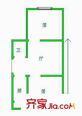 春暢里戶型圖戶型圖 2室1廳1衛(wèi)1廚