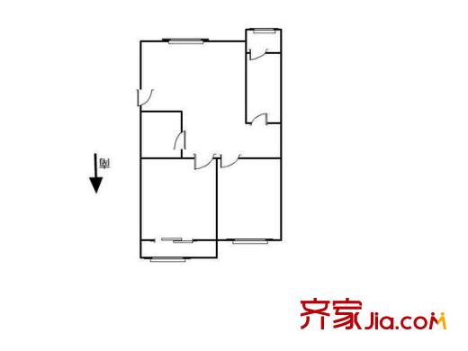 金杰里 0室 戶型圖