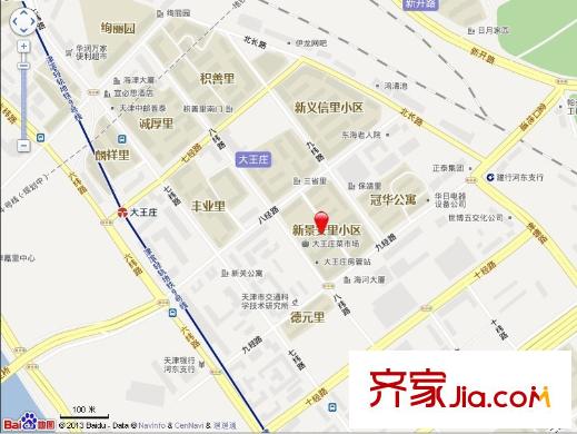 新景安里交通圖
