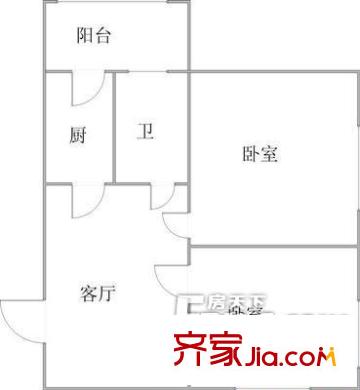 鳳玉里戶型圖戶型圖 2室1廳1衛(wèi)1廚
