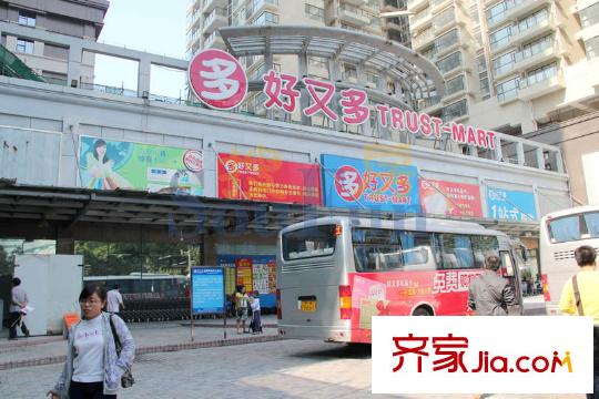 保利中辰广场配套图距离好又多步行3分钟路程内