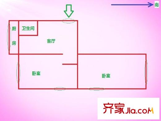 聚英里 0室 戶型圖