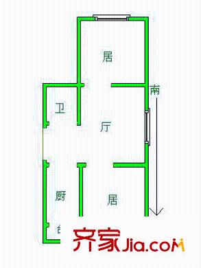 祥悅新居 2室 戶型圖
