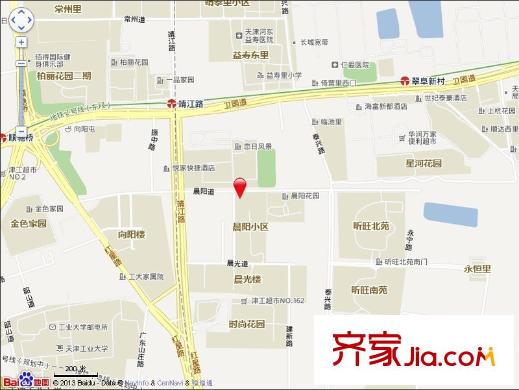 晨陽里交通圖