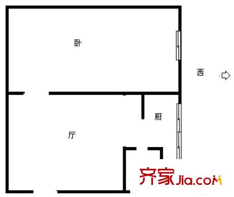 松風東里戶型圖戶型圖 1室1廳1衛(wèi)1廚