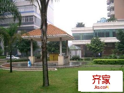 安骏大厦外景图华骏花园小区园林