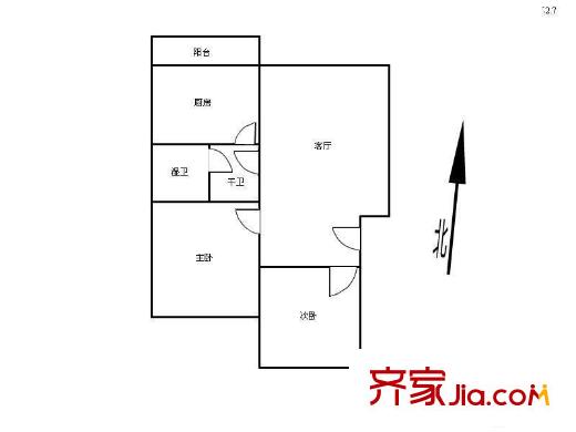瑩華里戶型圖戶型圖 2室1廳1衛(wèi)1廚