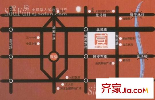 壹街區(qū)交通圖