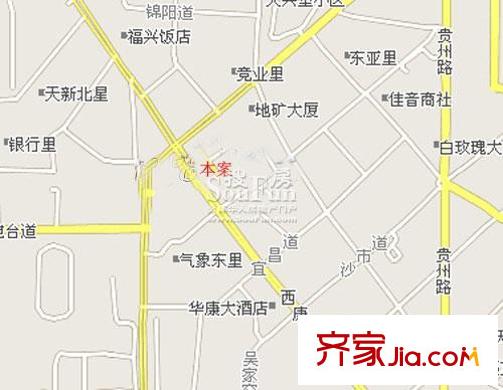 西康路36號別墅交通圖