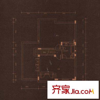 檀府戶型圖H1戶型三層 1室1衛(wèi)