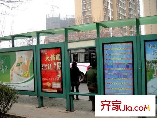 檀府配套圖周邊公交車站牌（2010.06）