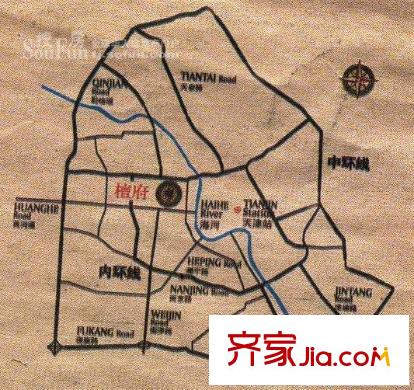 檀府交通圖