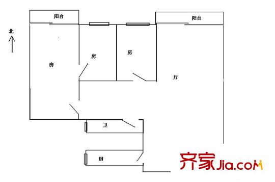 天一新村 0室 户型图