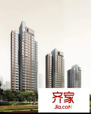 首創(chuàng)國際城外景圖高層效果圖