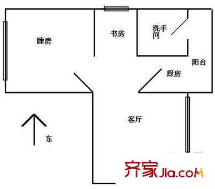 羊城苑2室户型图
