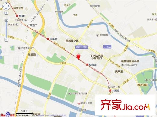 佳園新里交通圖