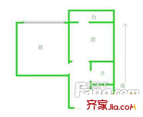 永基花園戶型圖戶型圖 2室
