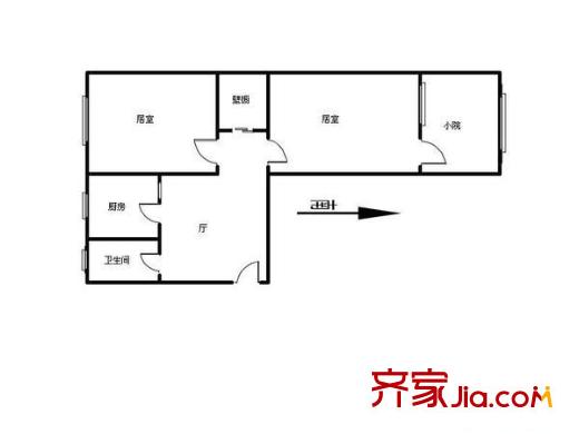 嘉陵北里 0室 戶型圖