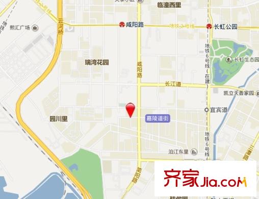 嘉陵北里交通圖