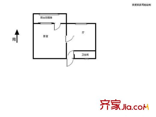 嘉陵北里 0室 戶型圖