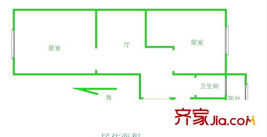 國強里戶型圖戶型圖 3室1廳1衛(wèi)1廚