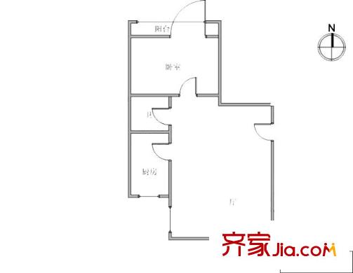 金淼園戶型圖戶型圖 1室1廳1衛(wèi)1廚